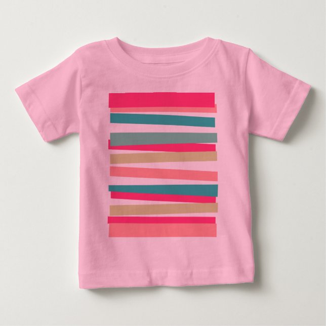 Camiseta Para Bebê Abstrato 170116 (Frente)