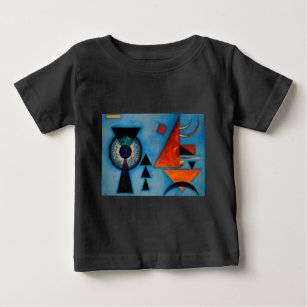 Camiseta Para Bebê Abstrato de Duro de Soft Kandinsky