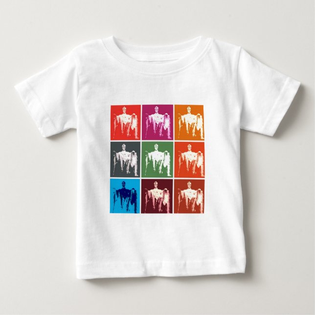 Camiseta Para Bebê Abstrato do Memorial Lincoln (Frente)