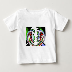 Camiseta Para Bebê Abstrato Face Hakuna Matata Art Impressão