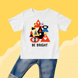Camiseta Para Bebê Abstrato geométrico