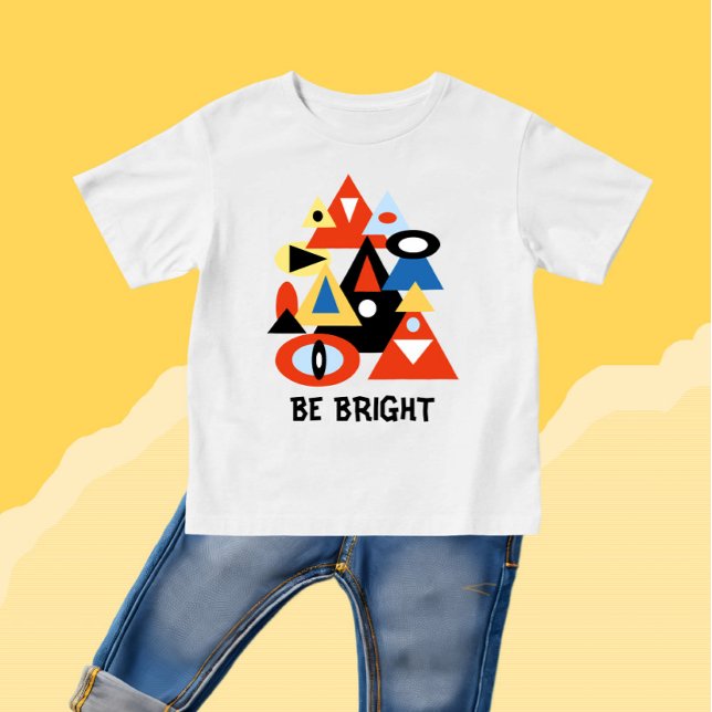 Camiseta Para Bebê Abstrato geométrico (Criador carregado)
