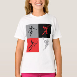 Camiseta Para Bebê Abstrato Lacrosse