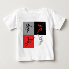 Camiseta Para Bebê Abstrato Lacrosse