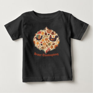 Camiseta Para Bebê Abundância de outono