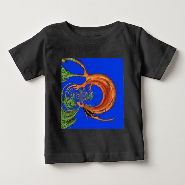 Camiseta Para Bebê Acacia Circle Impressão (Frente)