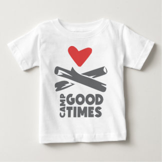 Camiseta Para Bebê Acampamento Goodtimes