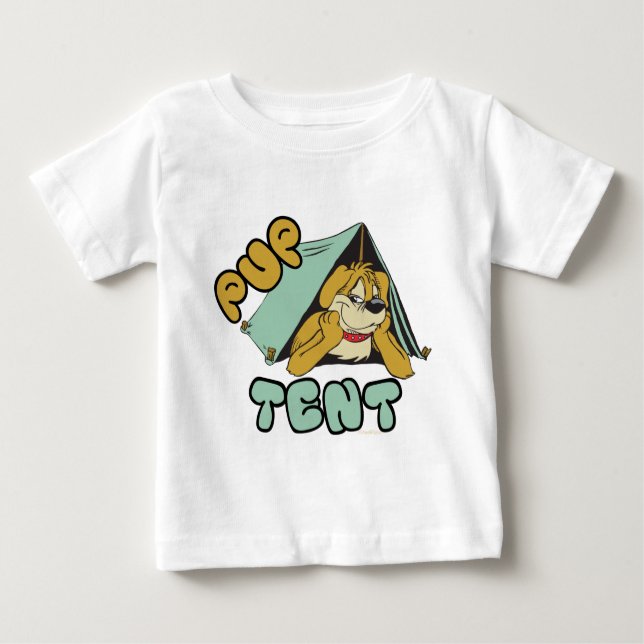 Camiseta Para Bebê Acampamento Pup Tent (Frente)