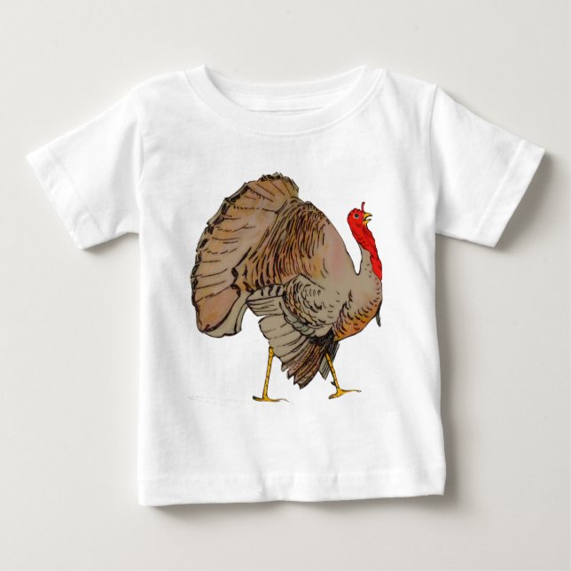 Camiseta Para Bebê Ação de Graças da TURQUIA (Frente)