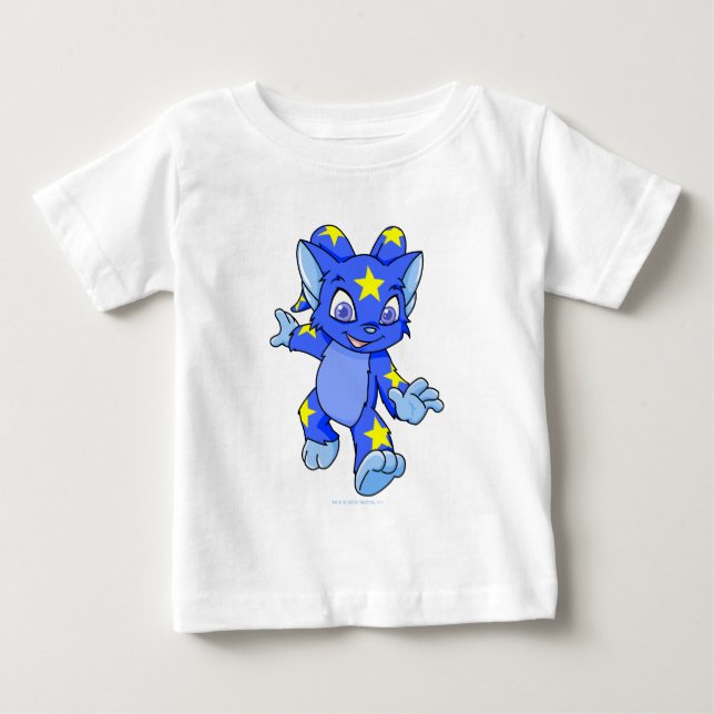 Camiseta Para Bebê Acara estrelado Excited (Frente)