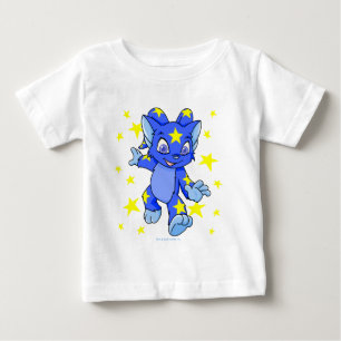 Camiseta Para Bebê Acara estrelado Excited com explosão da estrela