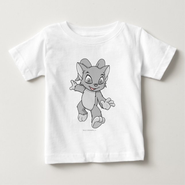 Camiseta Para Bebê Acara Silver (Frente)