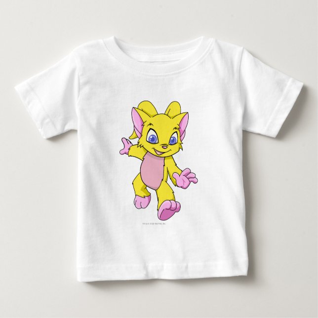 Camiseta Para Bebê Acara Yellow (Frente)