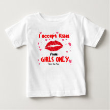 Aceito Beijos de Meninas - Toddler Tee