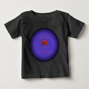 Camiseta Para Bebê Acho que fora da caixa.