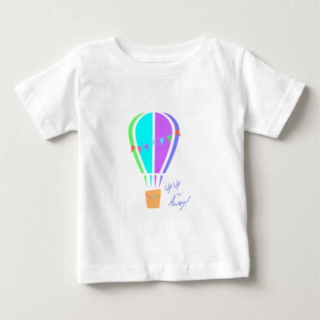 Camiseta Para Bebê Acima de ascendente e afastado! (Frente)
