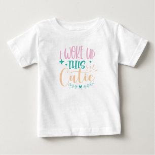 Camiseta Para Bebê Acordei essa graça