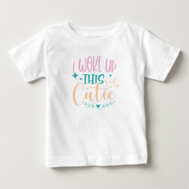 Camiseta Para Bebê Acordei essa graça (Frente)