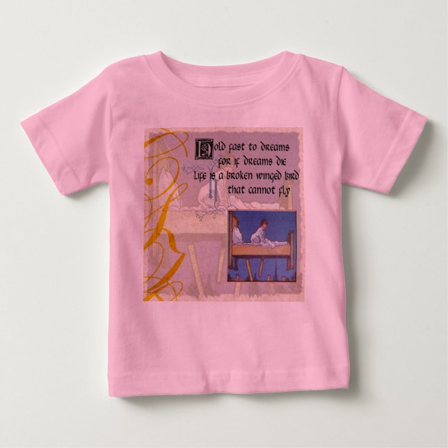 Camiseta Para Bebê Acredite no Dreamland (Frente)