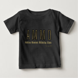 Camiseta Para Bebê Acrônimo de Ammo Roupa USA