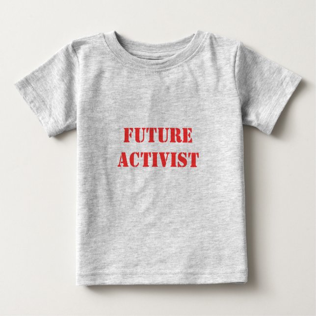 CAMISETA PARA BEBÊ ACTIVISTA FUTURO (Frente)