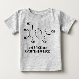 Camiseta Para Bebê Açúcar e especiarias Algodão orgânico Romper