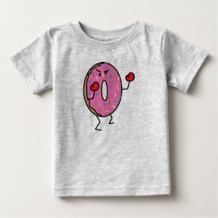 Camiseta Para Bebê Açúcar fritado sobremesa da massa do lutador do