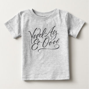 Camiseta Para Bebê Adição Yodel-Ay-Ee-Oooo Yodeling
