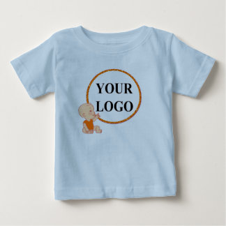 Camiseta Para Bebê ADICIONE SEU LOGO AQUI Para Crianças Bebê Menino 1
