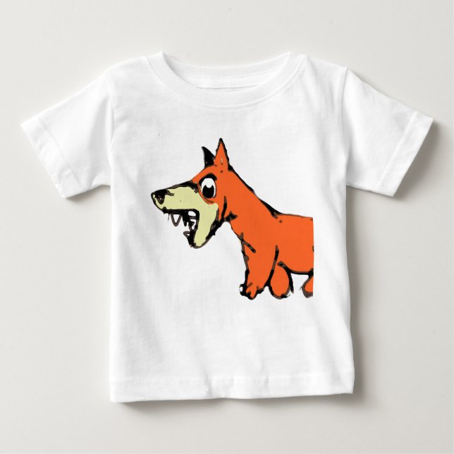 Camiseta Para Bebê Adorable Fox Printed T-Shirt for Kids (Frente)