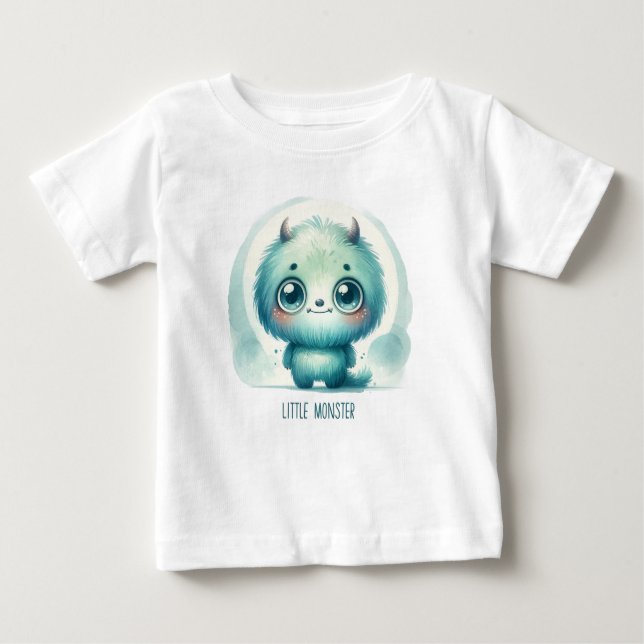 Camiseta Para Bebê Adorable Monster Tee (Frente)