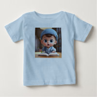 "Adorable Smart Baby Cartoon Impressão"