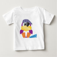 Adorável patinho pirata roxo Goofkins