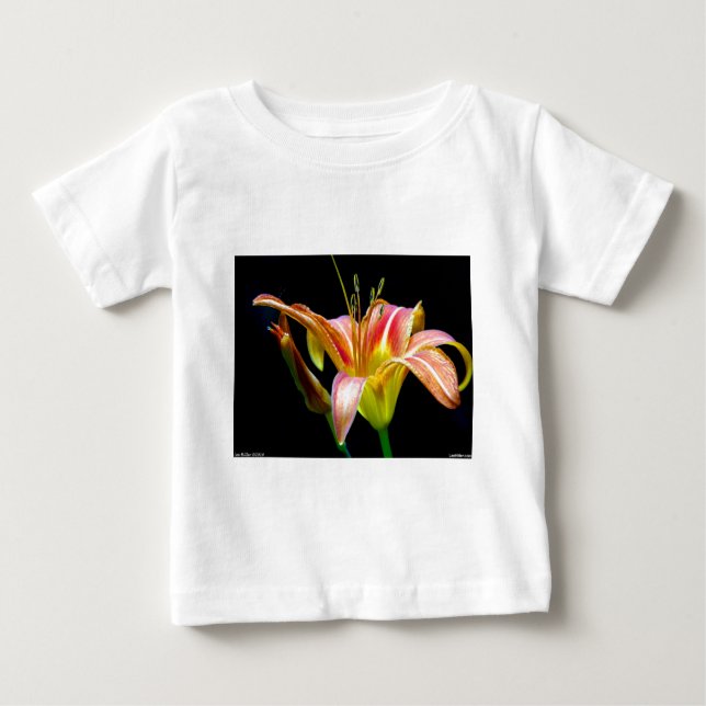 Camiseta Para Bebê Adorável Roupa e presentes de Tawny Daylily II (Frente)
