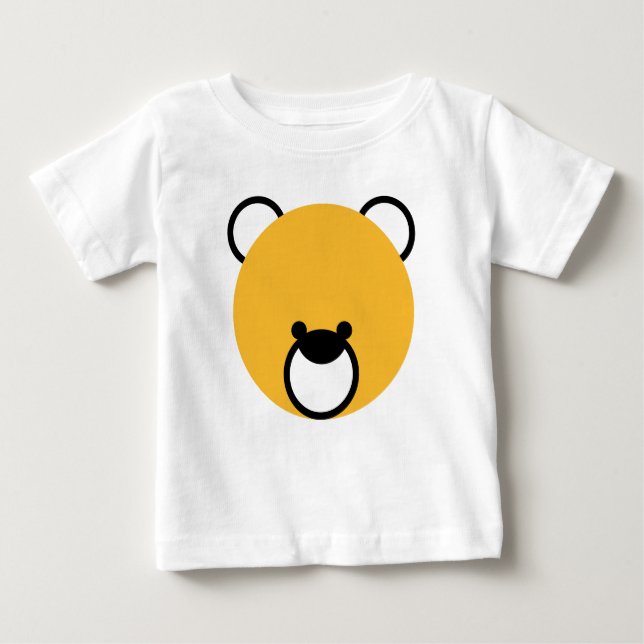 Camiseta Para Bebê "Adorável Taddy Bear Baby T-Shirt (Frente)