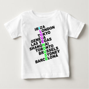 Camiseta Para Bebê Adoro Música House