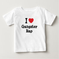 Adoro o Rap de Gangster personalizado personalizad