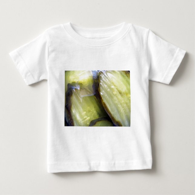 Camiseta Para Bebê Adoro picles (Frente)