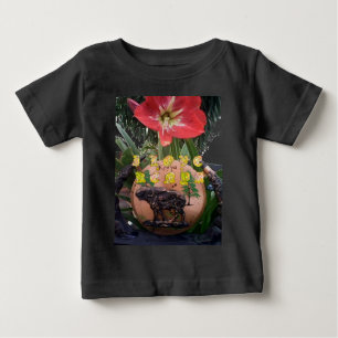 Camiseta Para Bebê Adoro presentes de kenya Hakuna Matata