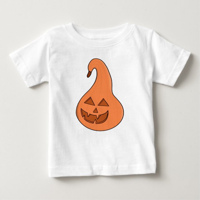 Camiseta Para Bebê Adorobale Pumpkin (Frente)