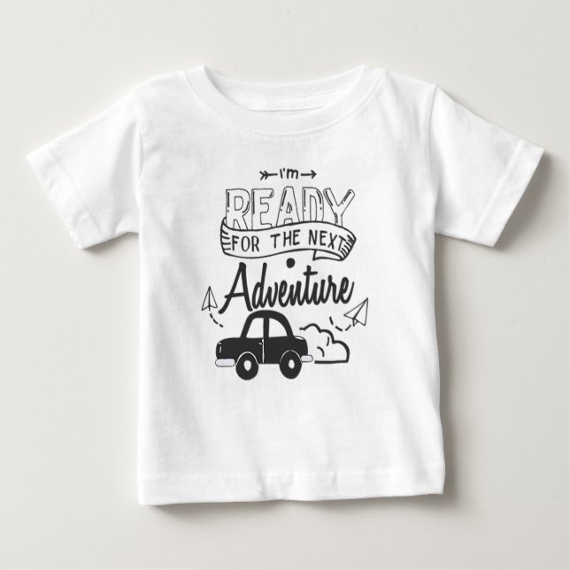 Camiseta Para Bebê Adventure (Frente)