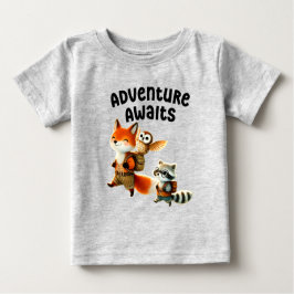 Camiseta Para Bebê Adventure Await Toddler Tshirt