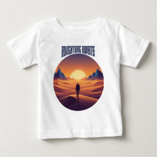 Camiseta Para Bebê Adventure Desert Tee — Perseguindo Dunes & Desert 