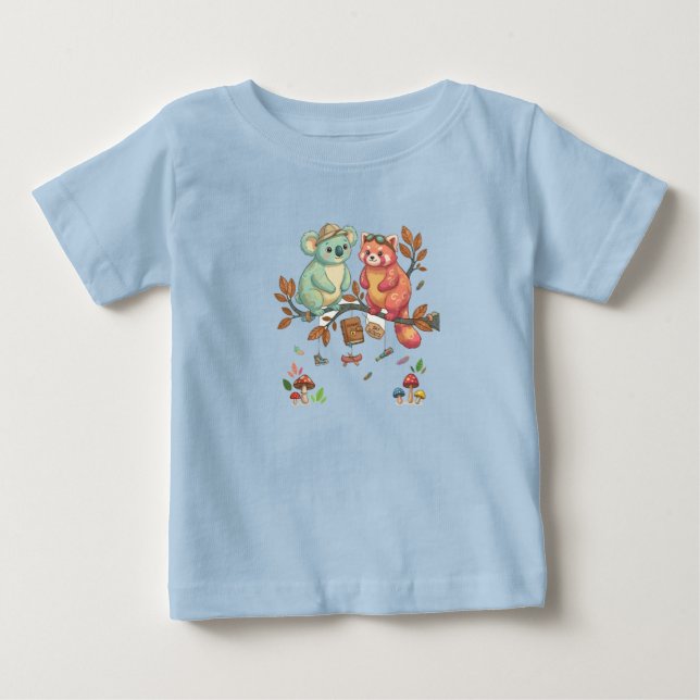 Camiseta Para Bebê Adventure T-Shirt (Frente)
