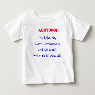 Camiseta Para Bebê Advertência antes do menino