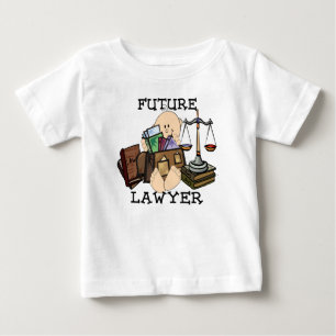 Camiseta Para Bebê Advogado futuro