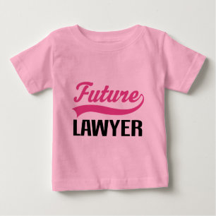 Camiseta Para Bebê Advogado futuro (bonito)