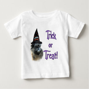 Camiseta Para Bebê Affenpinscher Trick