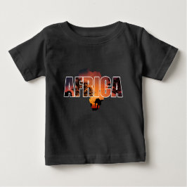 Camiseta Para Bebê África