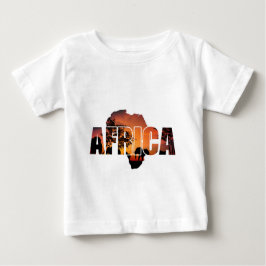 Camiseta Para Bebê África